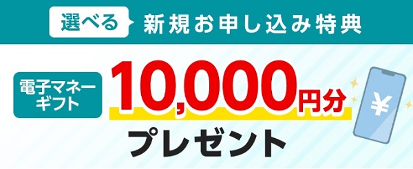 電子マネーギフトプレゼント10000円分