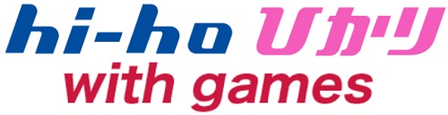 hi-hoひかり with gamesのロゴ